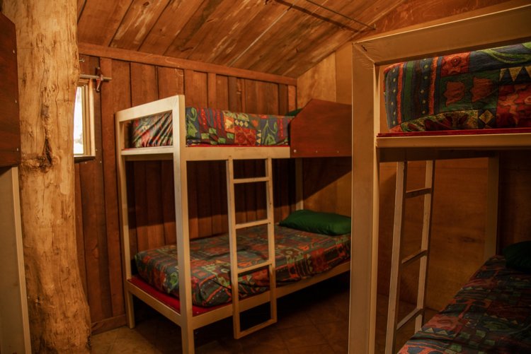 the roundhouse bunk beds, Nanga Bush Camp