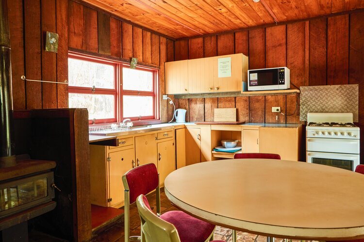 Mardo bush cottage kitchen, Nanga Bush Camp WA